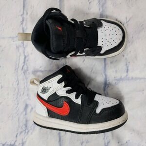 Nike Air Jordan Mid TODDLER SIZE 5C Red Black White 640735-075  2020